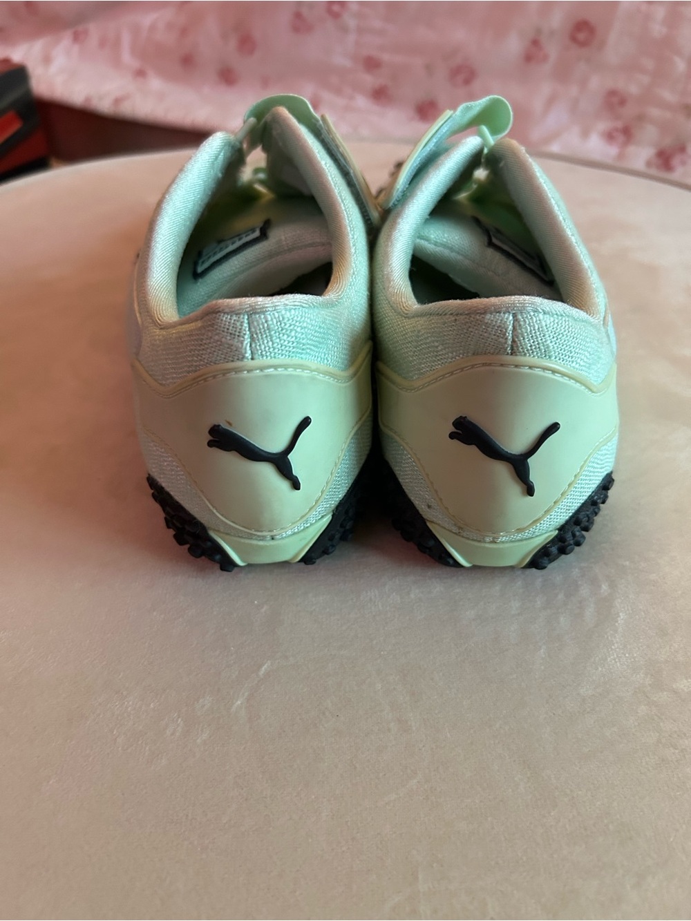 Puma Women’s Mint Green Hook-and-Loop Sneakers - Picture 3 of 8